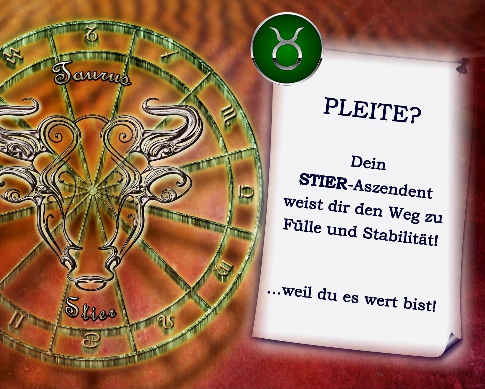 Der STIER-Aszendent als Quelle deiner Lebenskraft